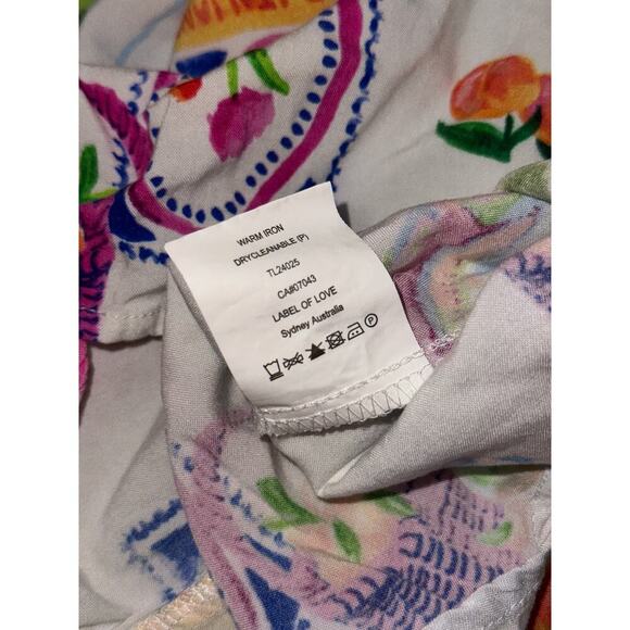 Label Of Love Women's Italian Theme Australia Resort Coastal Maxi Dress Size S - Picture 7 of 12